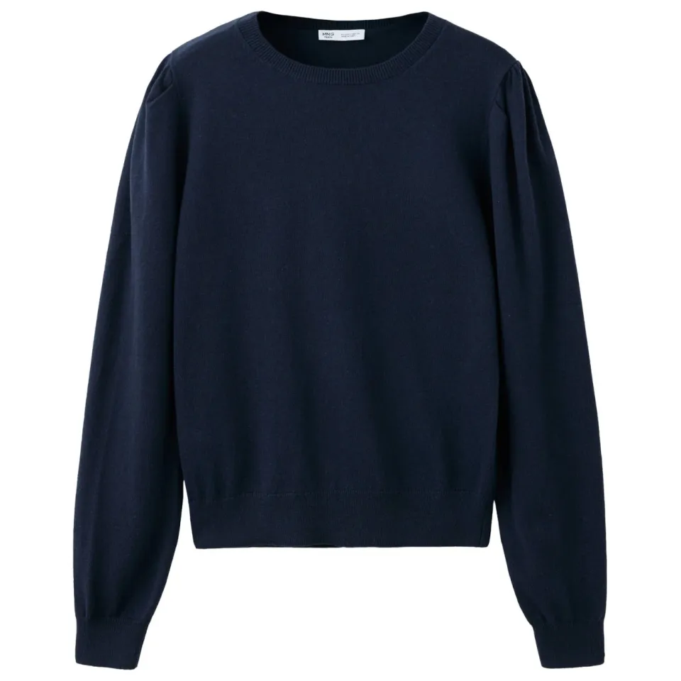 Mango TEEN gebreide trui - donkerblauw, foto 2