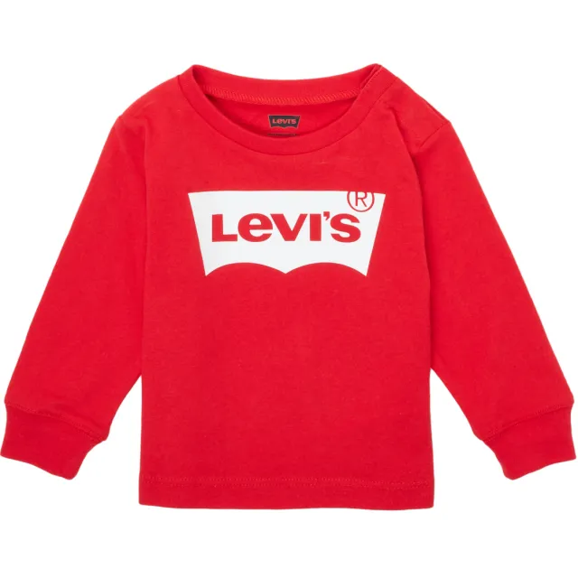 Levi's Kids Batwing longsleeve met logo rood