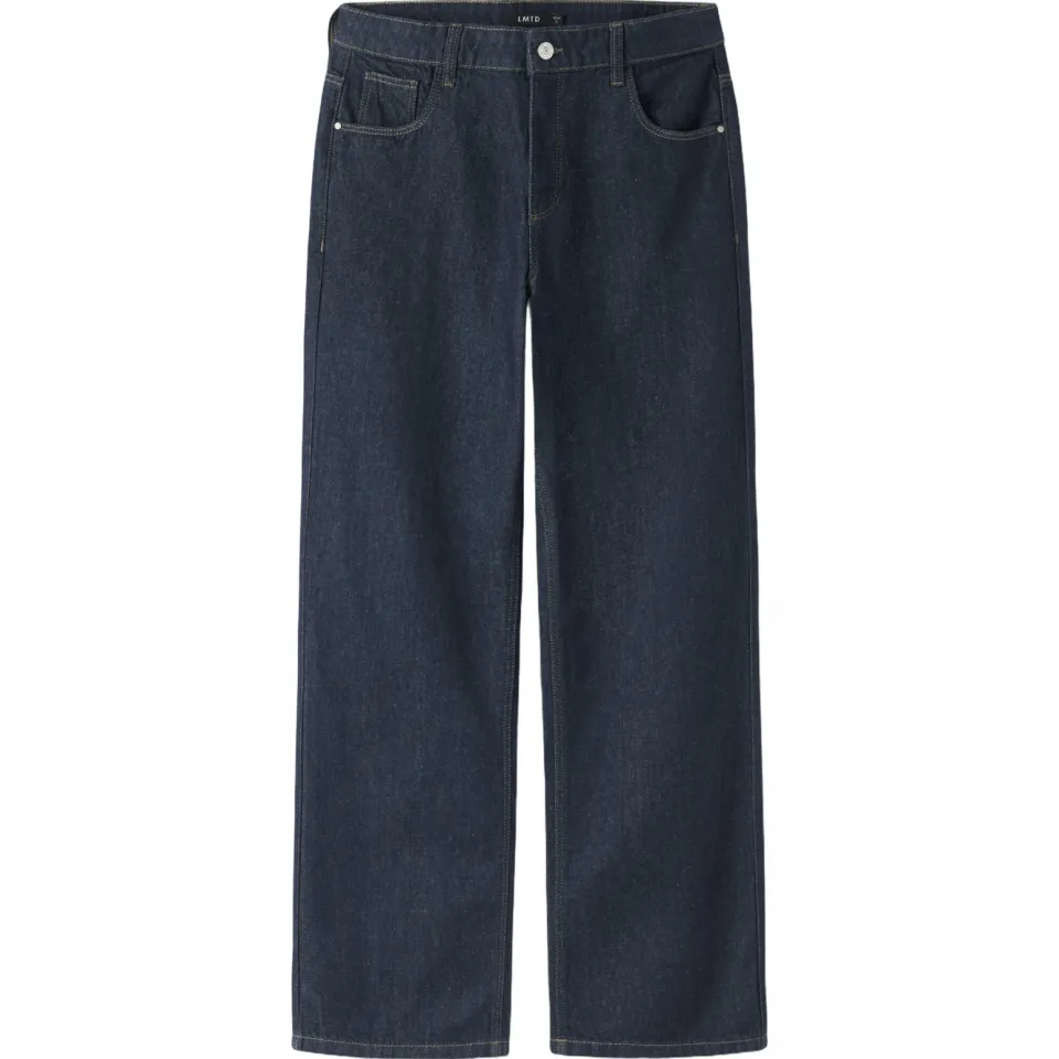 LMTD NLFBIRM loose fit jeans - donkerblauw denim, foto 2