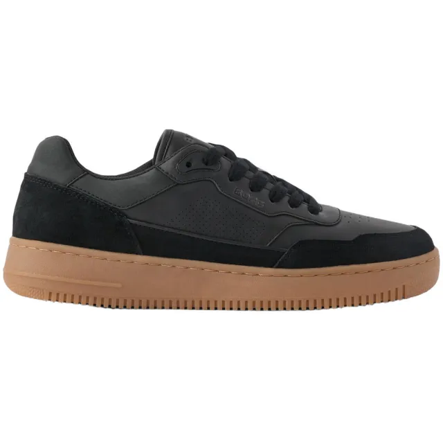 Björn Borg Line imitatieleren sneakers - zwart