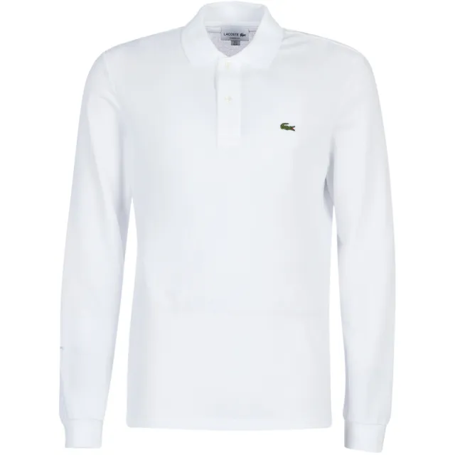 Lacoste Polo Shirt Lange Mouw Lacoste L1312 wit