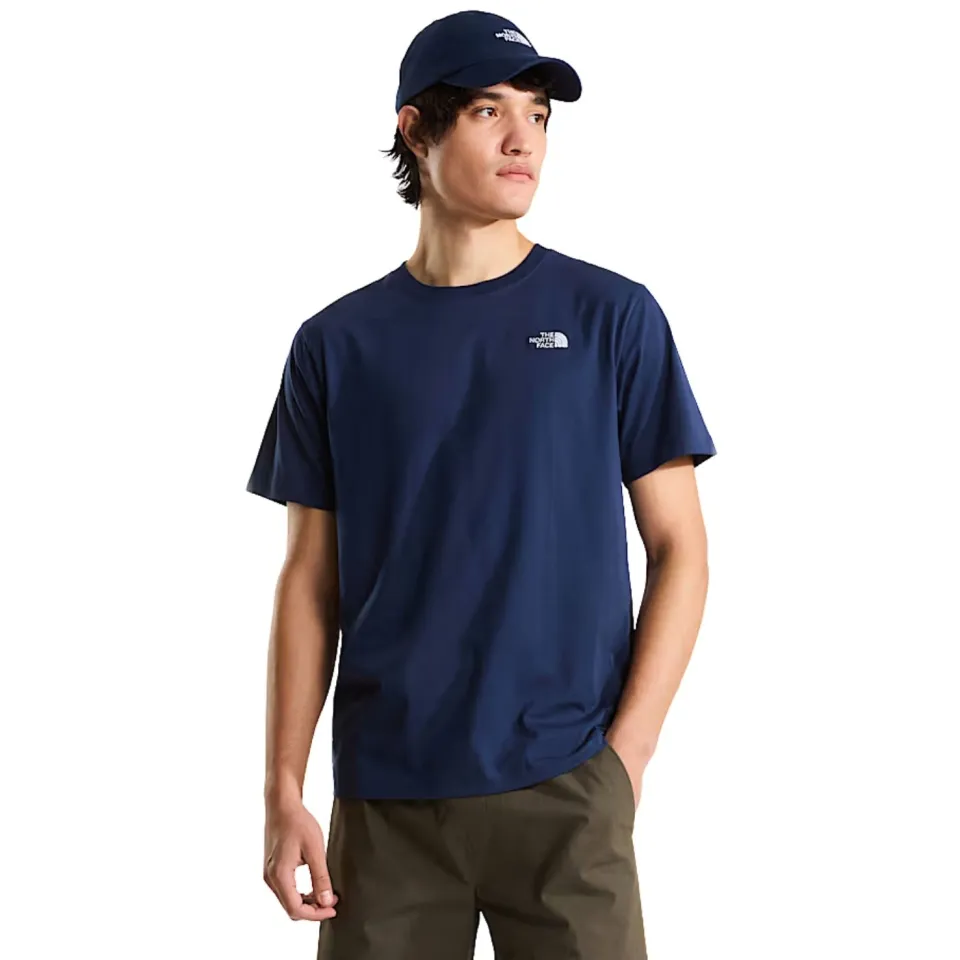 The North Face Evolution Simple Dome heren t-shirt blauw Donkerblauw