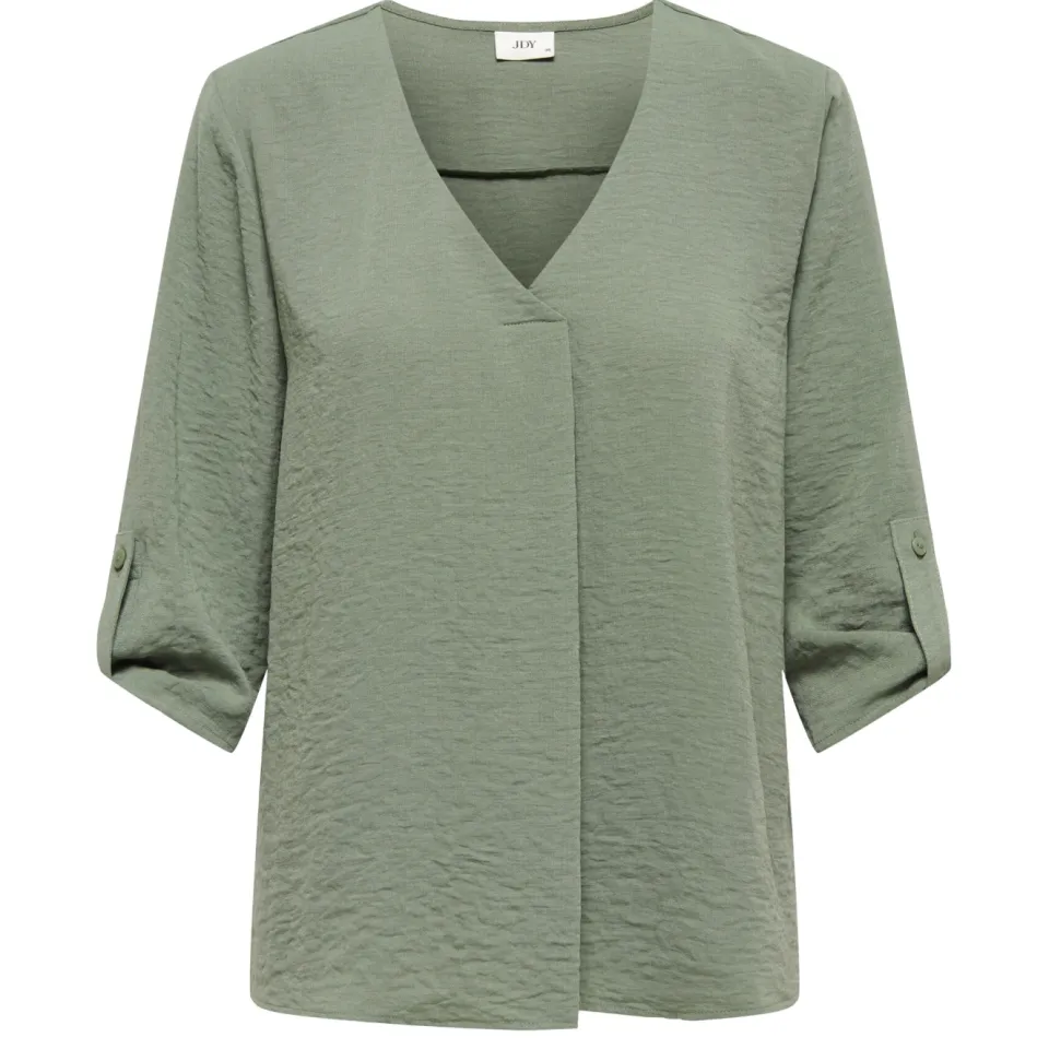 JDY JDYDIVYA blousetop lichtgroen sea spray, foto 2