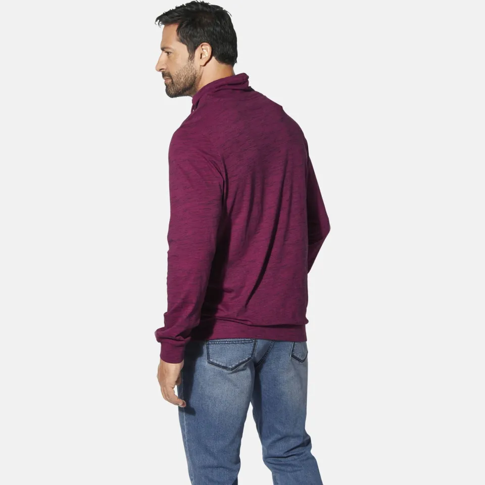 Jan Vanderstorm sweater KERVIK Plus donkerrood, foto 6