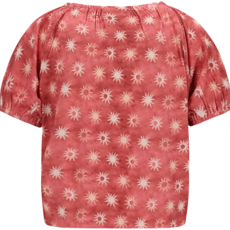 Like Flo blousetop roodbruin, foto 2