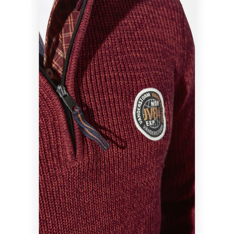 Jan Vanderstorm +FIT COLLECTIE trui RAGNARLOD Plus donkerrood, foto 6