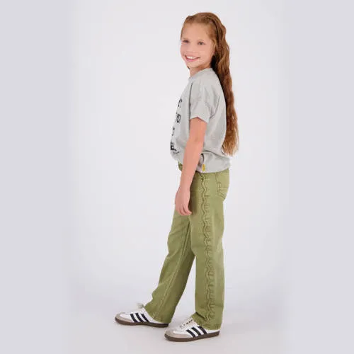 Vingino Cato Color wide leg jeans - groen, foto 3