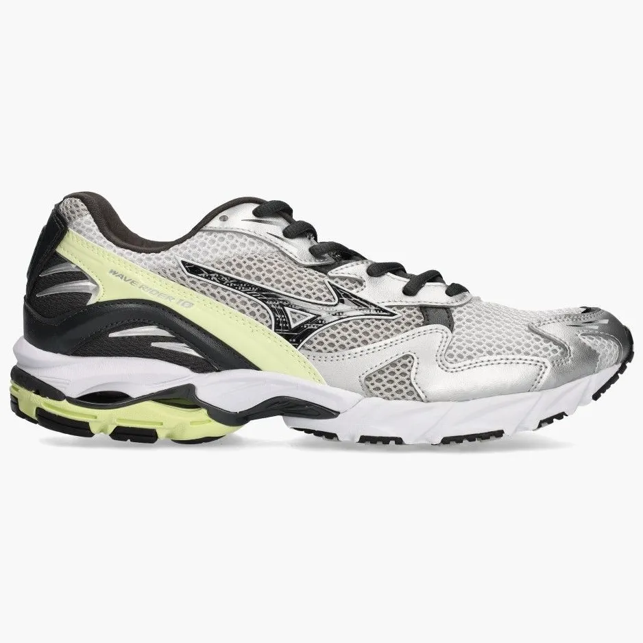 Mizuno Wave Rider 10 lage sneaker zilver, foto 3