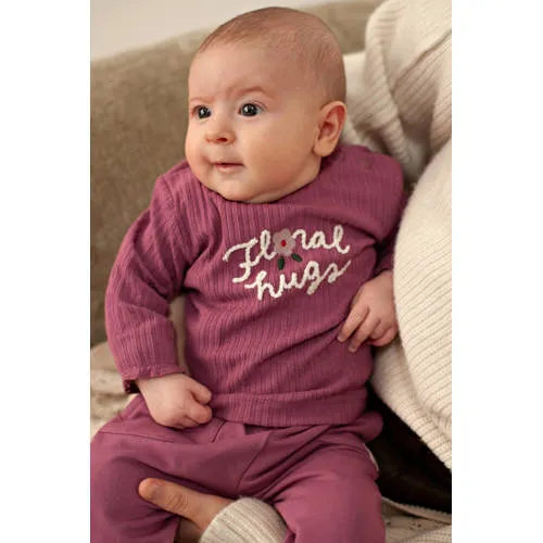Feetje longsleeve Afternoon Tea fuchsia, foto 3