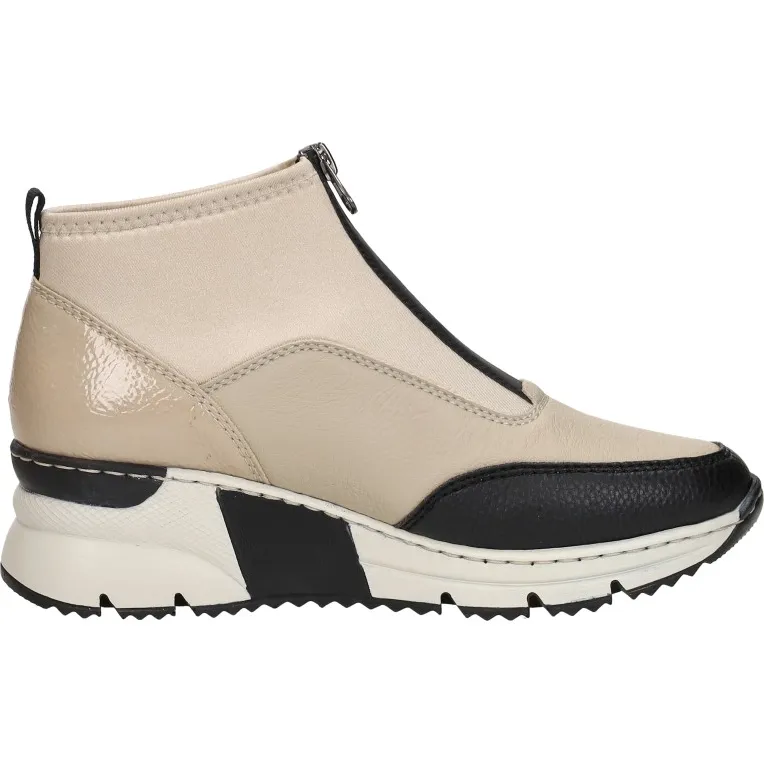 Rieker Livilia hoge sneakers beige, foto 8