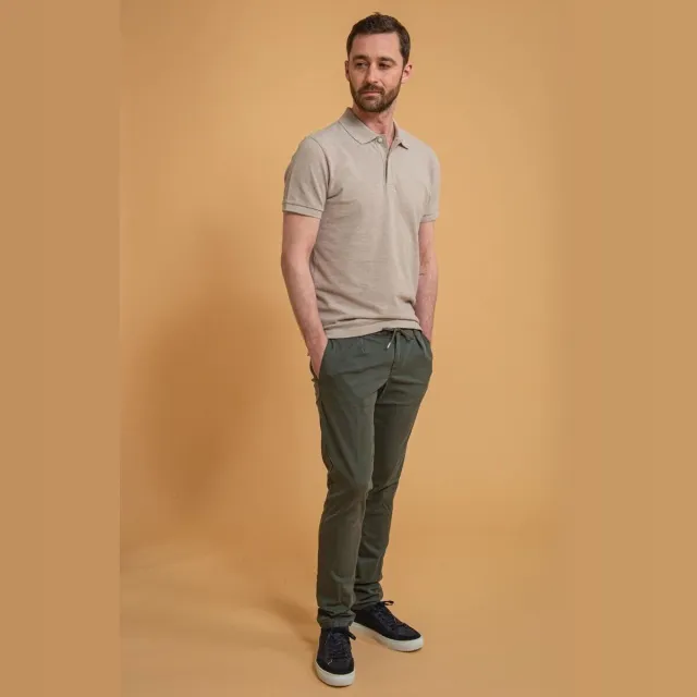 Profuomo chino broek donkergroen
