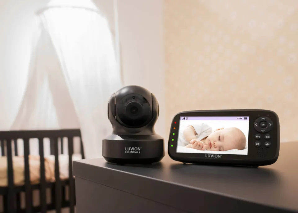 Luvion Essential 2 Black babyfoon met camera