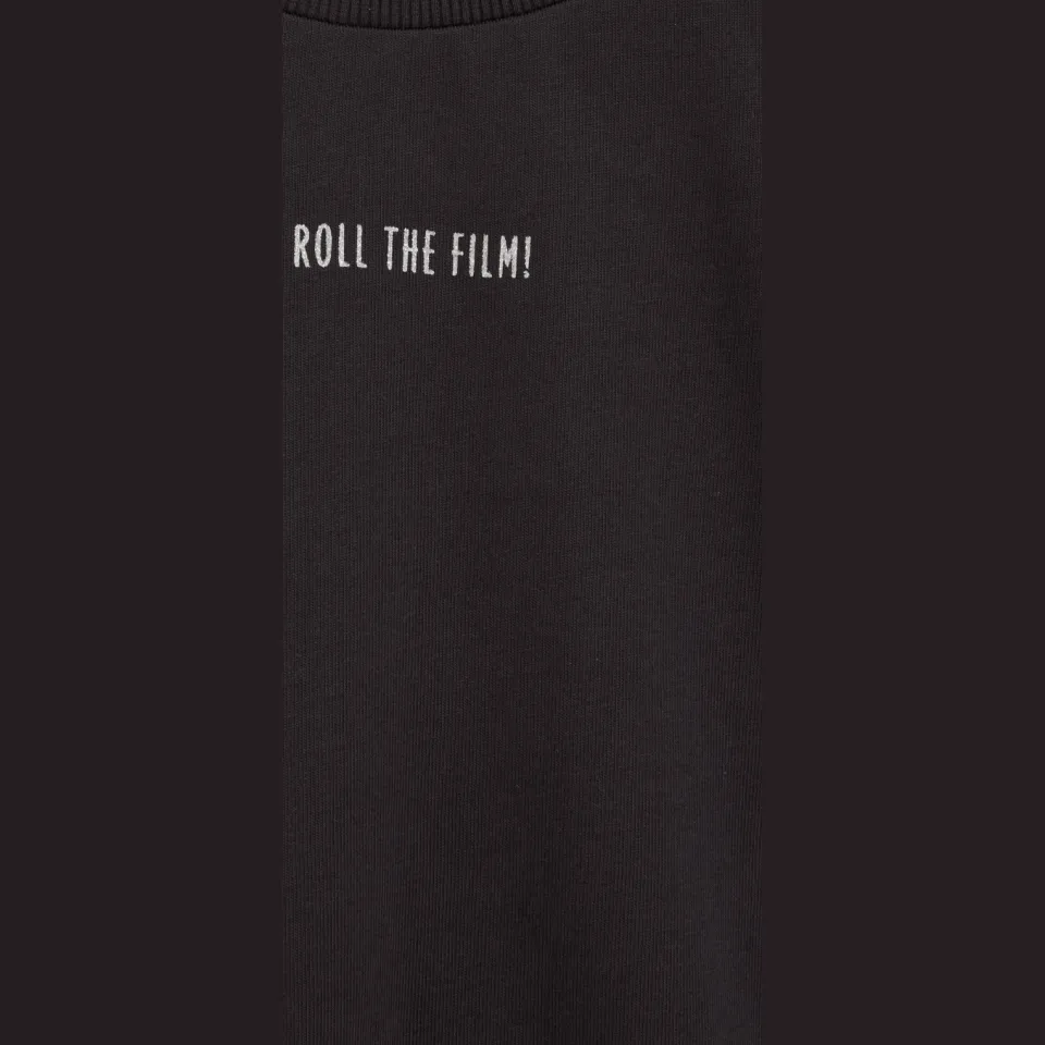 WE Fashion sweater met backprint - antraciet, foto 8