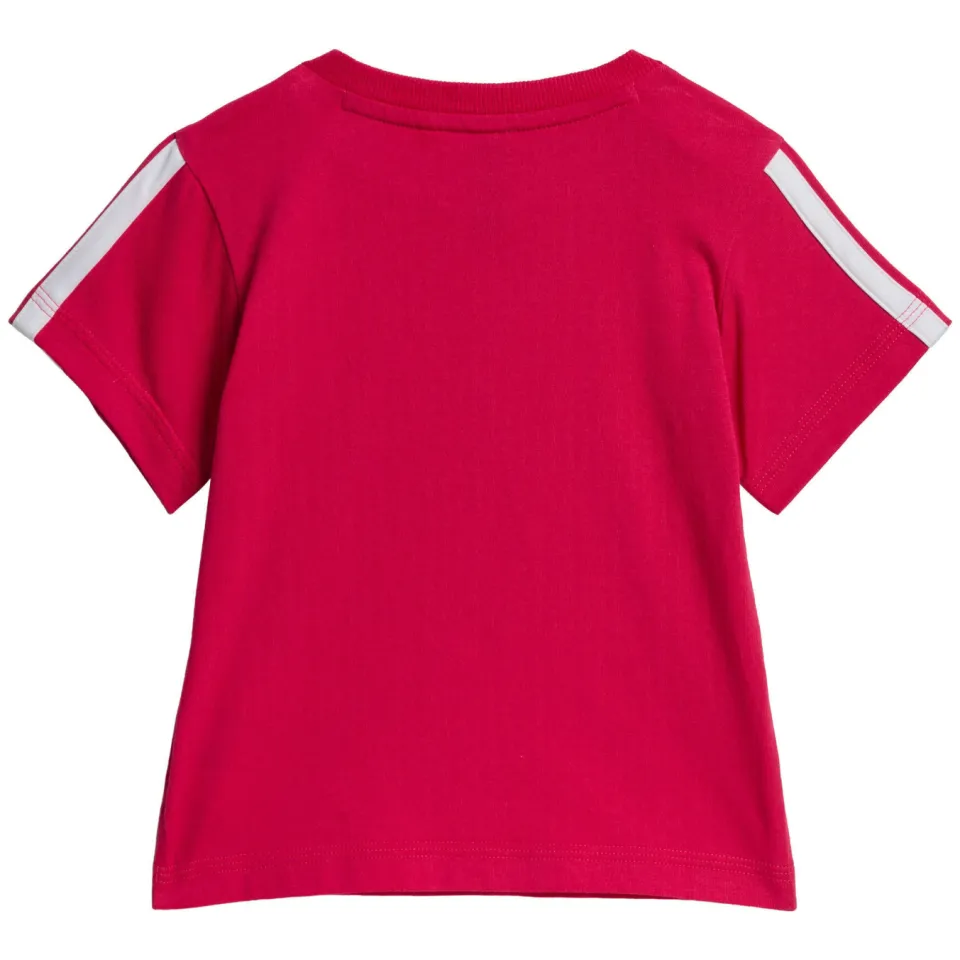 Adidas Sportswear set T-shirt + short - rood/grijs, foto 3