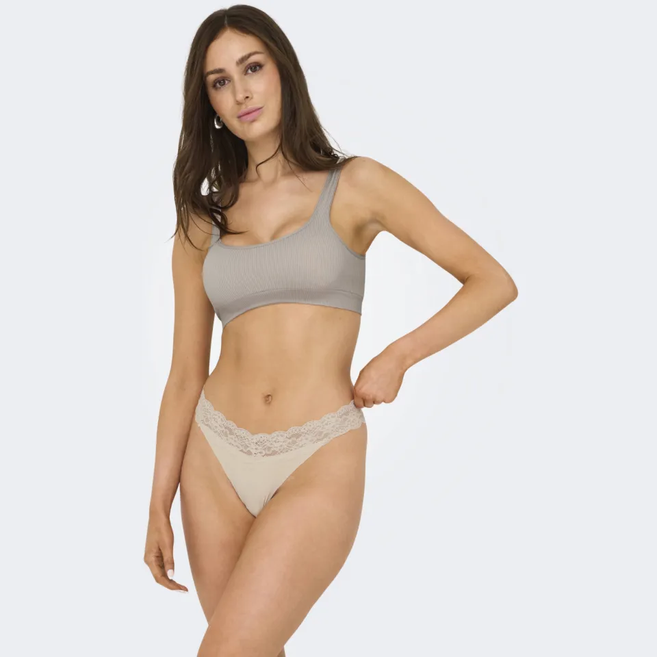 Only ONLCHLOE string beige Peach Taffy-X3