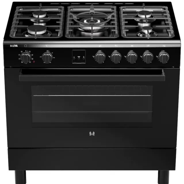 Etna FG190ZWA gasfornuis zwart