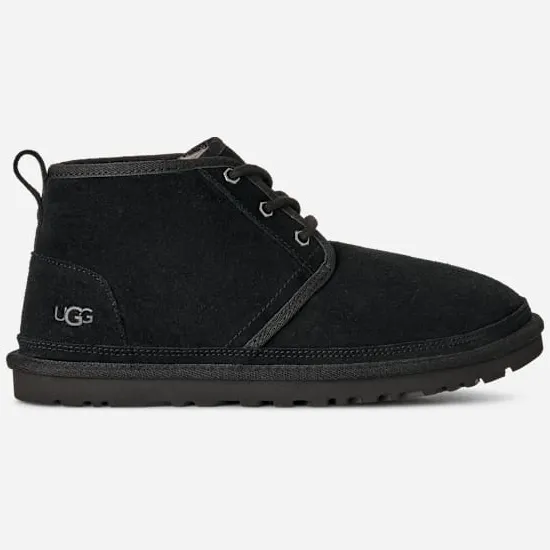 Ugg Neumel voor heren | Gemakkelijke veterschoenen op UGG®.com/eu/nl/nl in Black, Suede