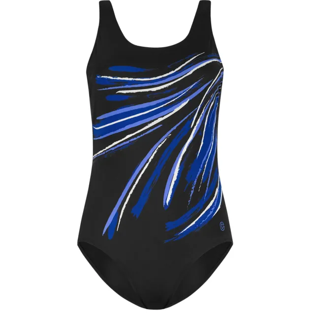 Ten Cate Lining Cup badpak zwart Veelkleurig