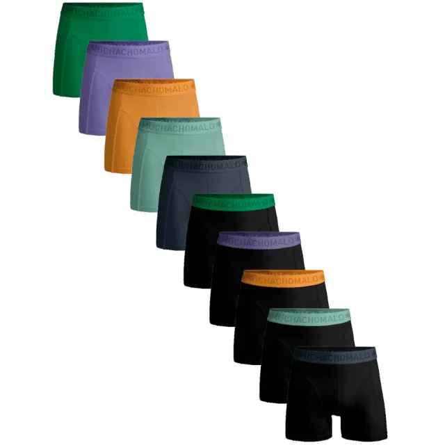 Muchachomalo Heren 10-pack Boxershorts Veelkleurig