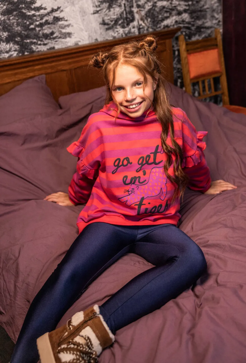 LOOXS little skinny legging donkerblauw, foto 6