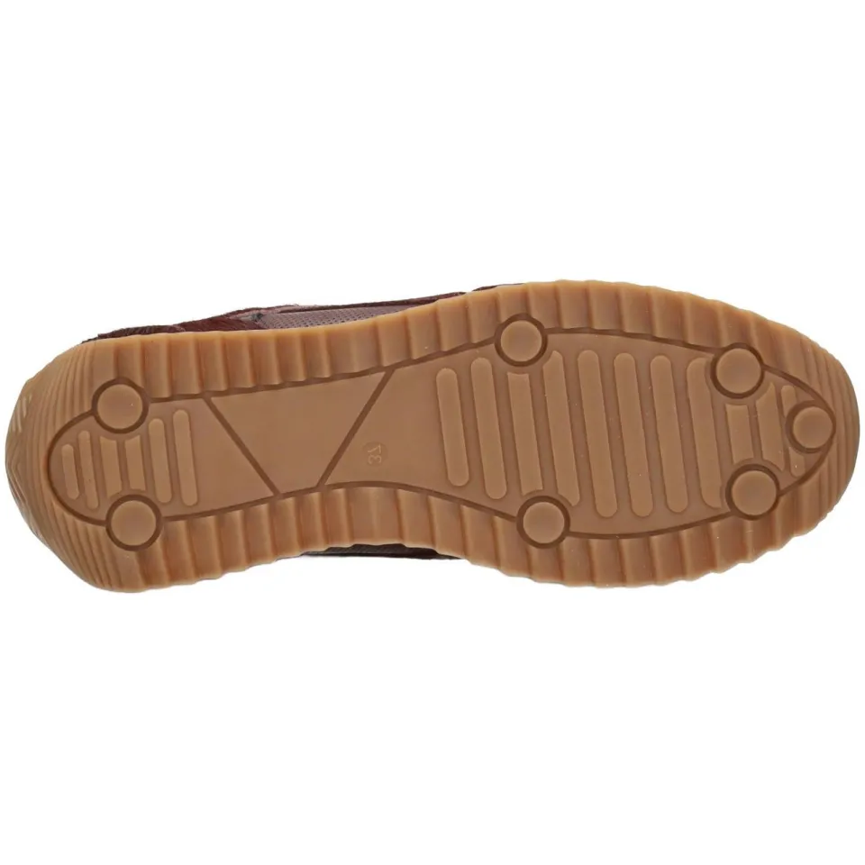 Poelman Valeria leren sneakers met studs - bordeaux, foto 3