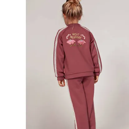 Jubel Moon Flowers wide leg joggingbroek oudroze, foto 4