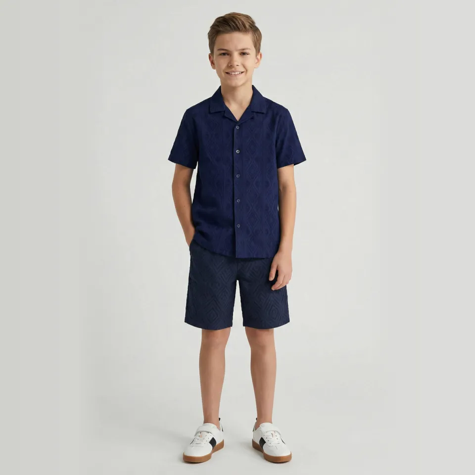 Cars casual short marineblauw