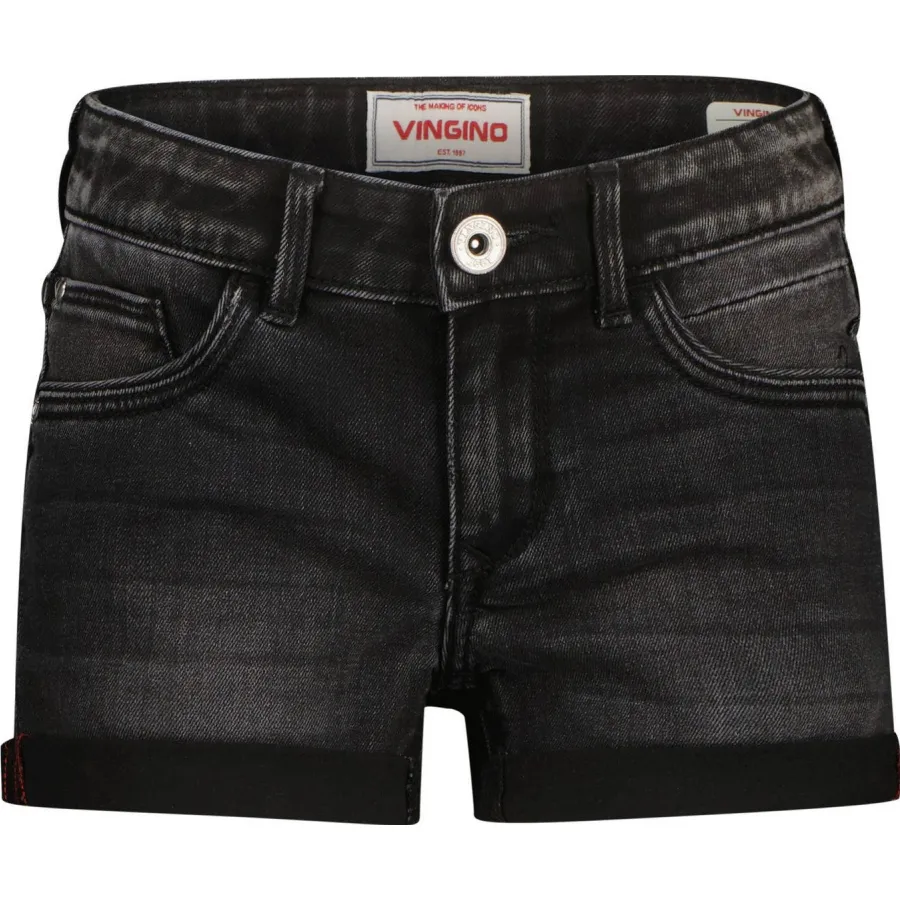 Vingino Damara icon jeansshort washed black, foto 2