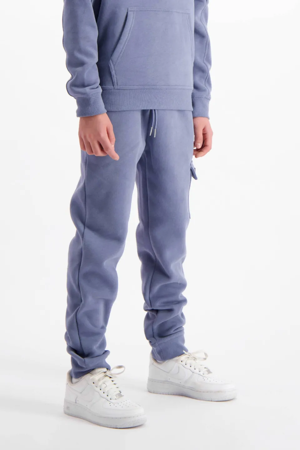 Black Bananas regular cargo broek grijsblauw, foto 5