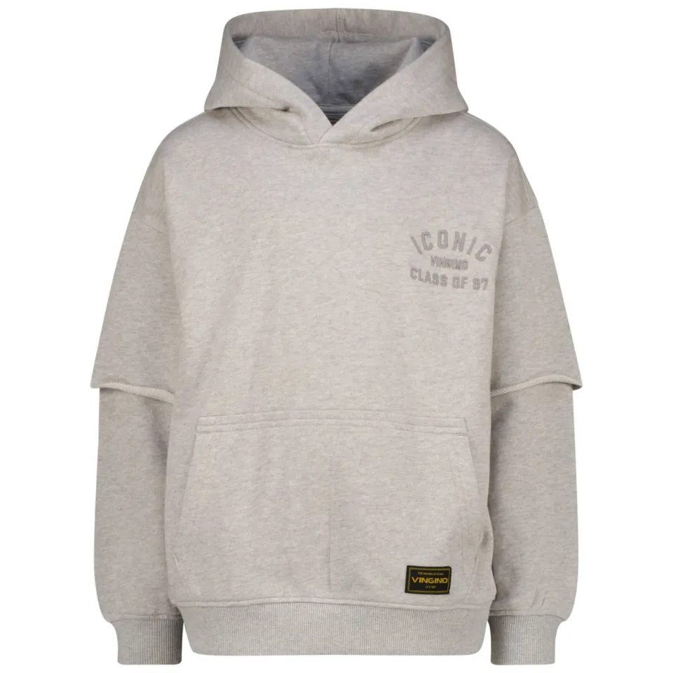 Vingino hoodie grijs melange, foto 2
