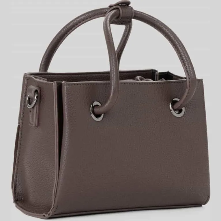 Valentino Bags Alexia mini handtas donkerbruin, foto 4