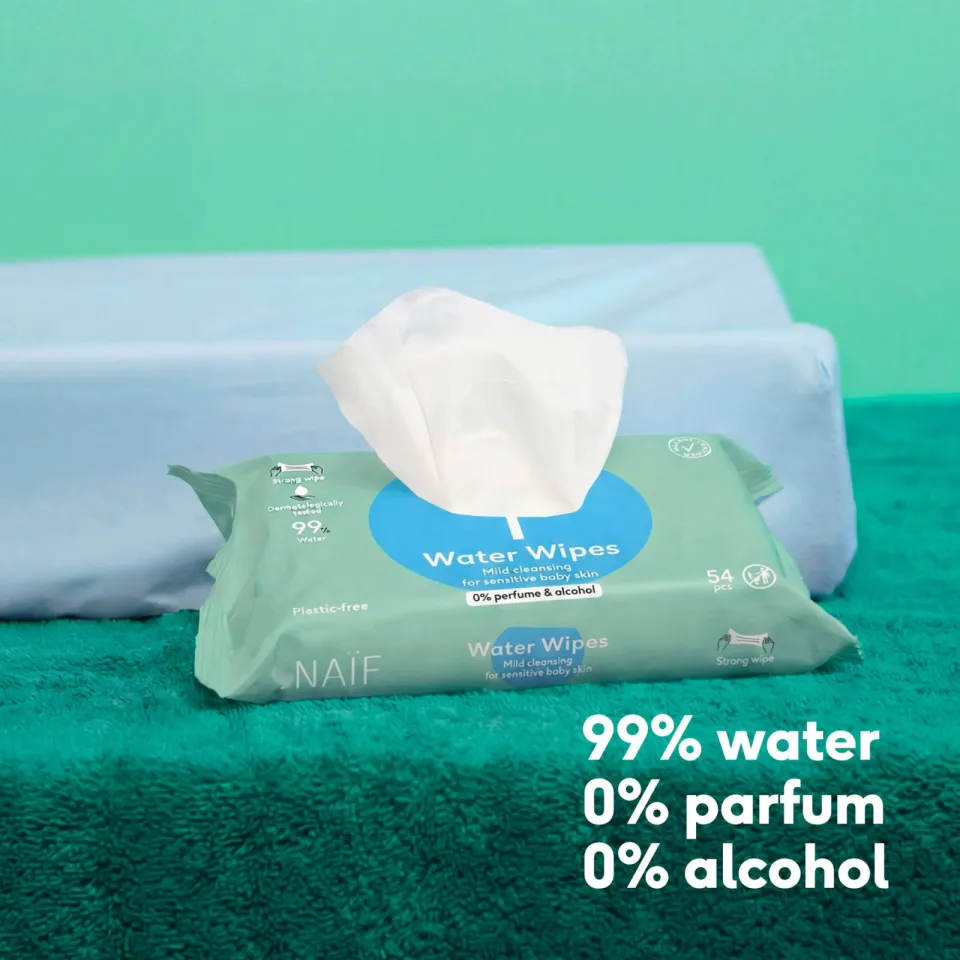 Naif NAÏF 24 stuks - plasticvrije water billendoekjes