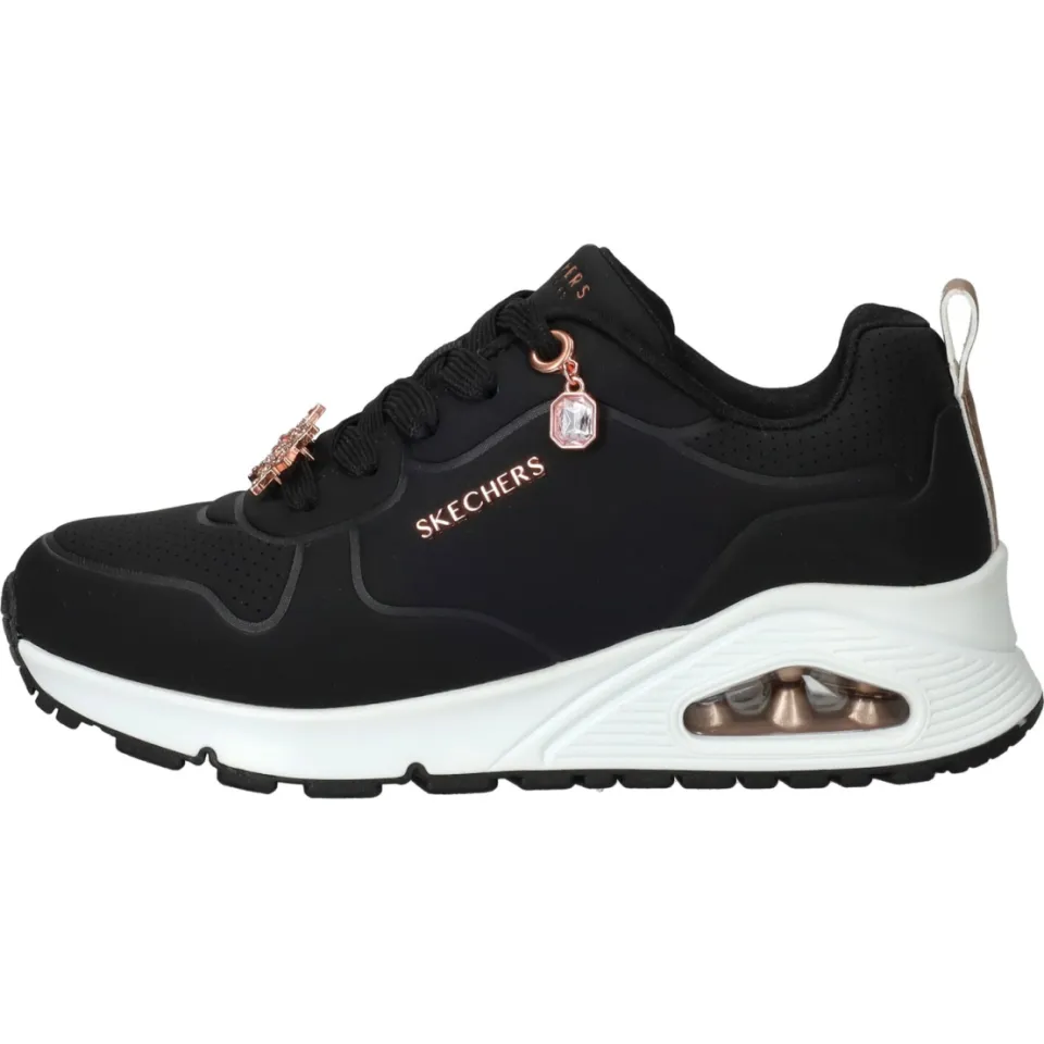 Skechers Uno Gen 1 Trendy Jewels Sneakers Meisjes Zwart, foto 6