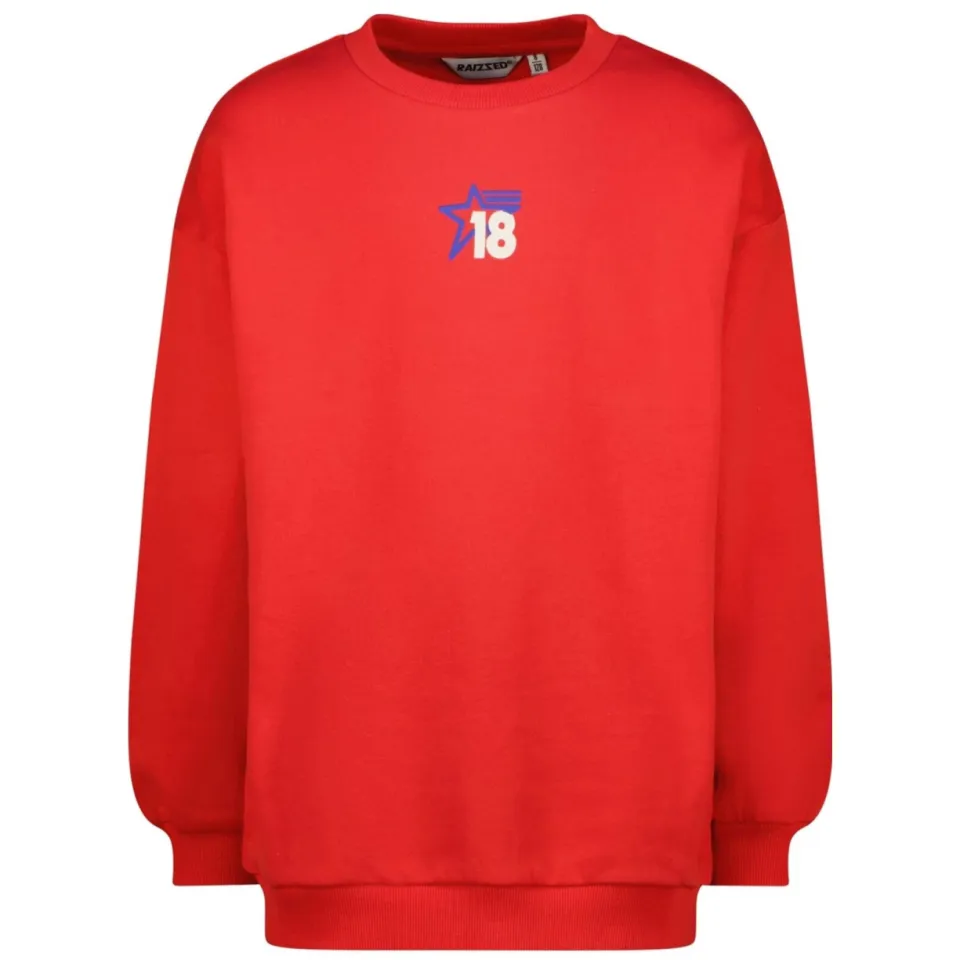 Raizzed sweater rood, foto 2