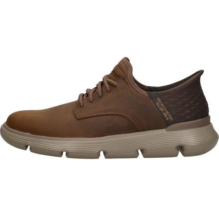 Skechers Garza-Gervin instappers donkerbruin, foto 2