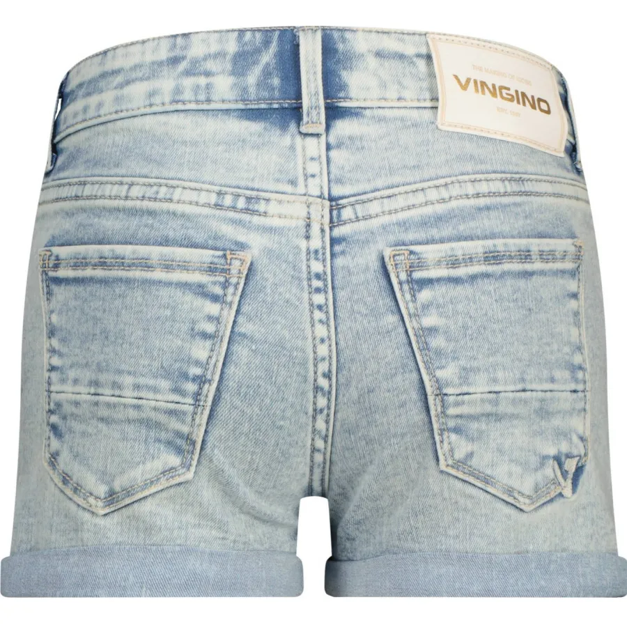 Vingino regular denim short licht vintage, foto 3