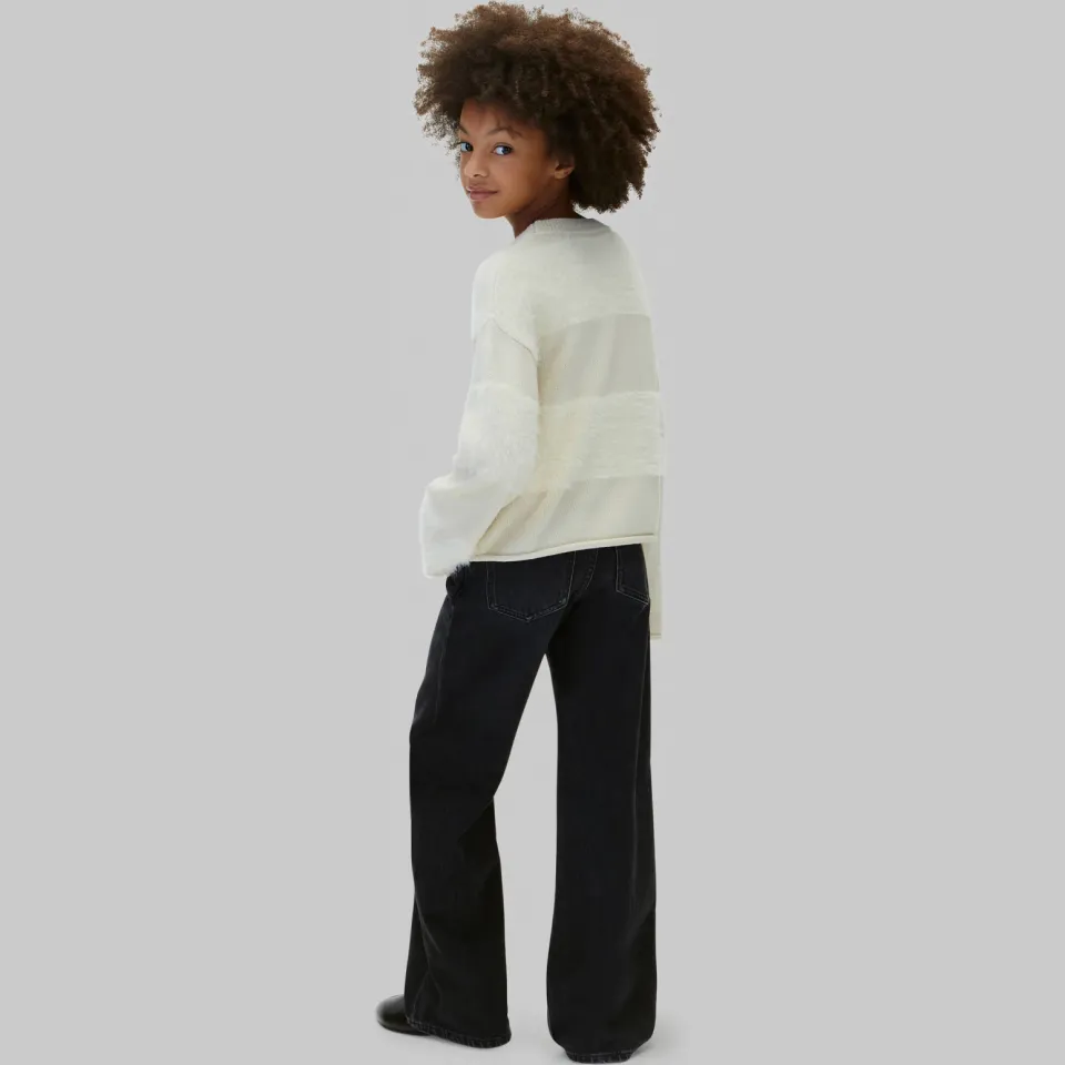 Calvin Klein wide leg jeans - zwart, foto 3