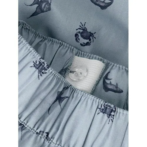 Lil' Atelier MINI zwemshort met all over print blauw Jongens Katoen All over print, foto 3