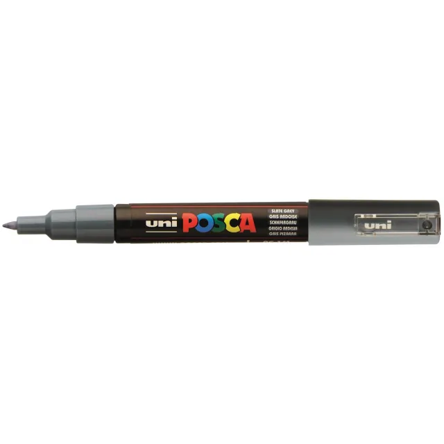 Posca marker met conische punt schrijfdikte extra-fijn leisteengrijs
