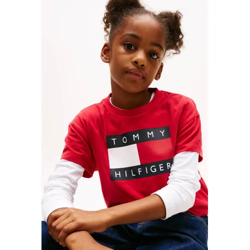 Tommy Hilfiger T-shirt rood, foto 5