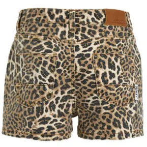 Me & My Monkey denim short Novi panterprint bruin, foto 3