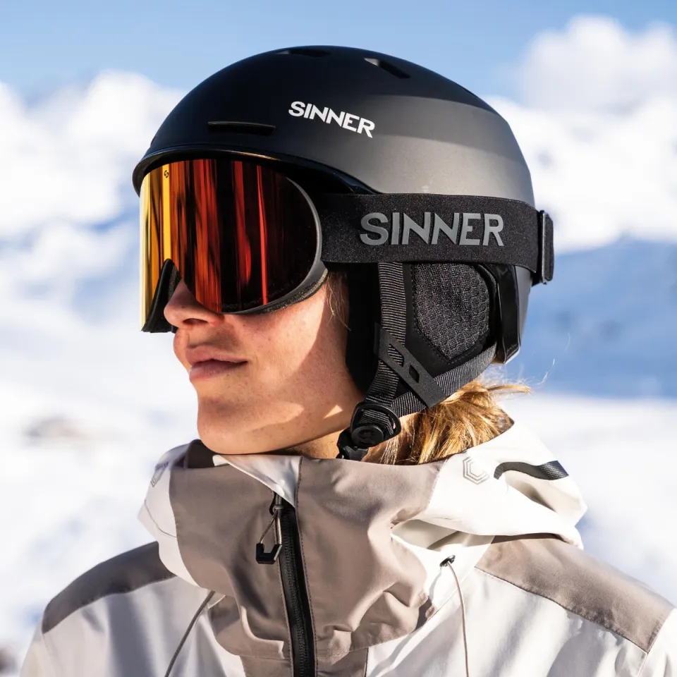 Sinner Taur Skibril - Matzwart - Sintrast®/ Trans+®-lens, foto 5