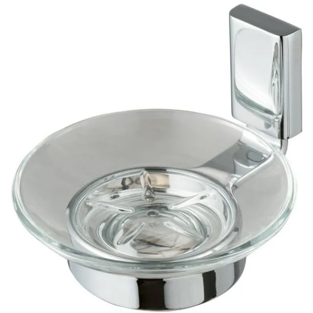 Geesa Zeephouder Geesa AIM Rond Glas Chroom