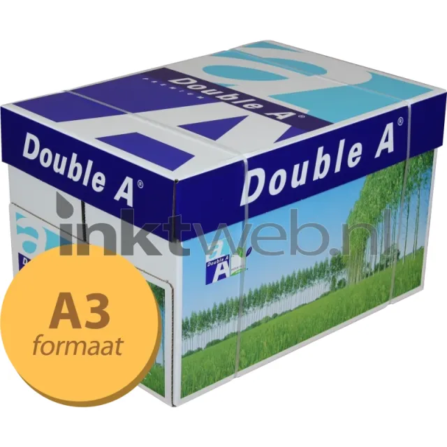 Double A Premium A3 papier 5 pakken (80 grams) wit (Origineel)