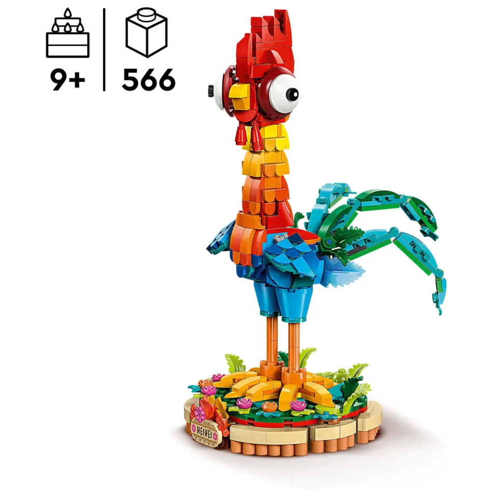 Lego Disney Princess Vaiana 2 Heihei Bouwbare Dierenmodelset 43272, foto 3