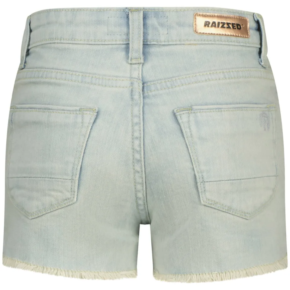 Raizzed Louisiana jeansshort lichtblauw light blue stone, foto 3