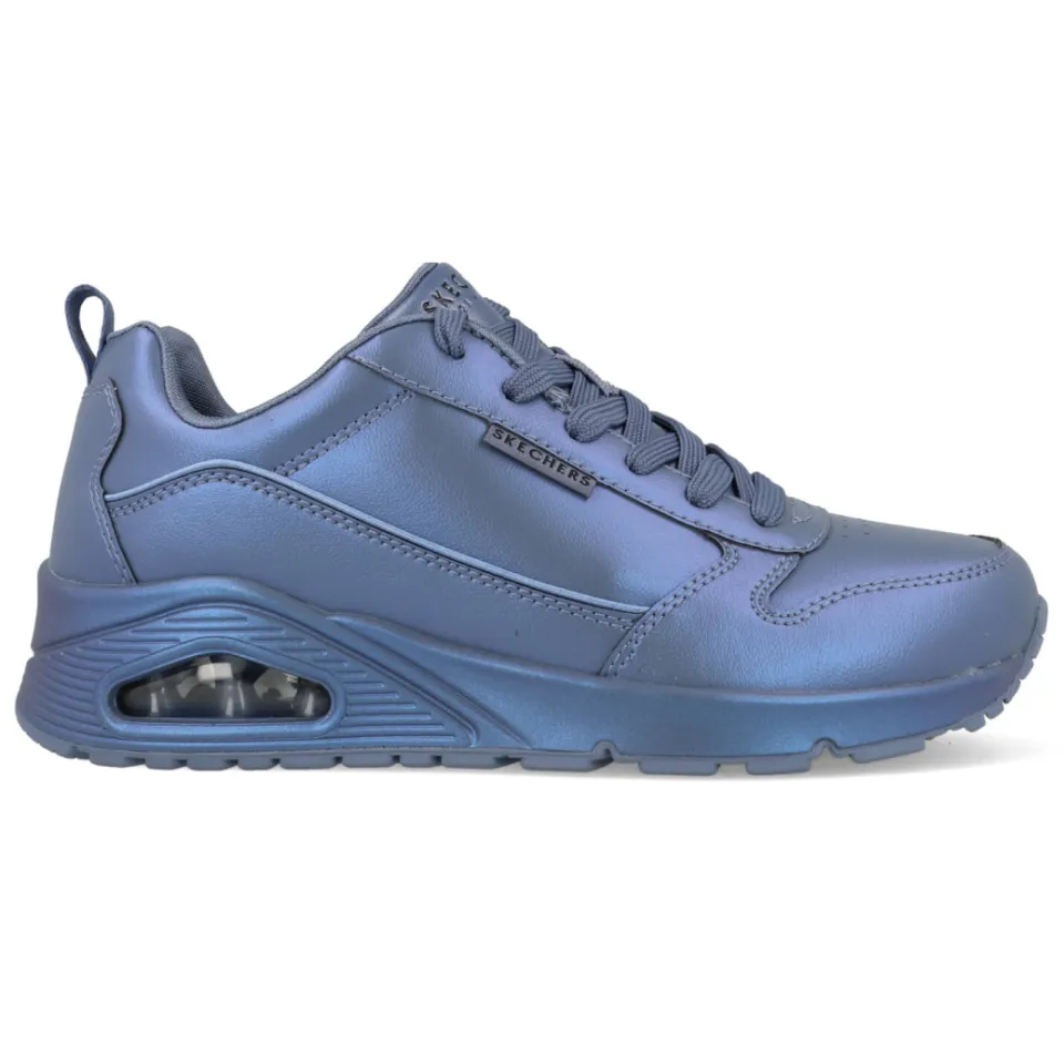 Skechers Uno Galactic Gal lage sneakers blauw, foto 2