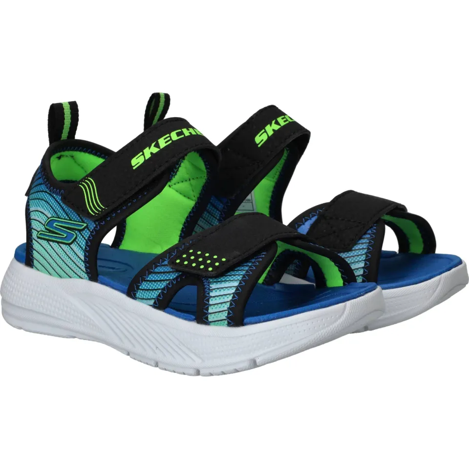 Skechers Microspeck-Splash sandalen blauw, foto 3