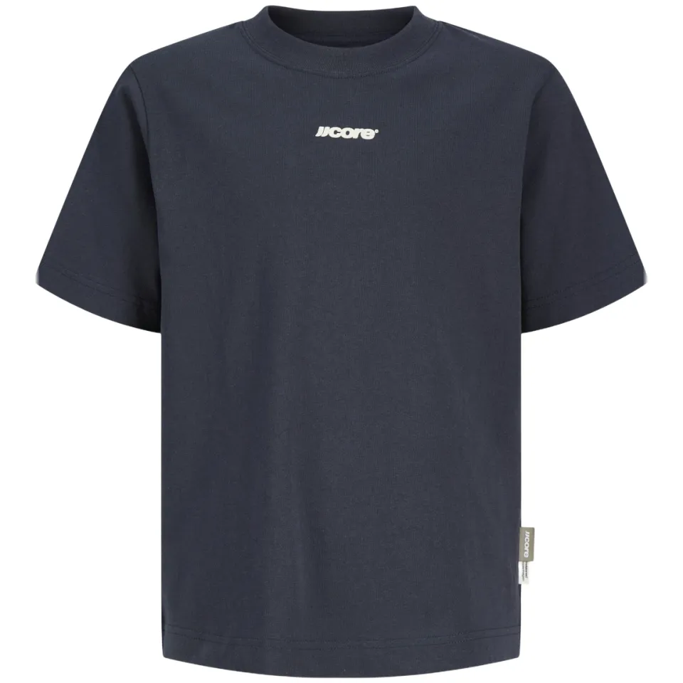 Jack & Jones t-shirt met backprint donkerblauw, foto 2