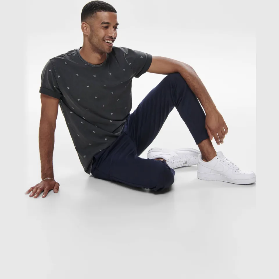Only & Sons Mark slim chino marineblauw Night Sky